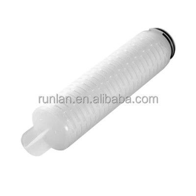 500L/Hour PP Pleated Filter Cartridge 0.1um for Electronics Industry Filtration Needs