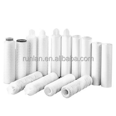 10" 20" 30" 40" Length Micron High Density Efficiency Pleated Water Filter Cartridge